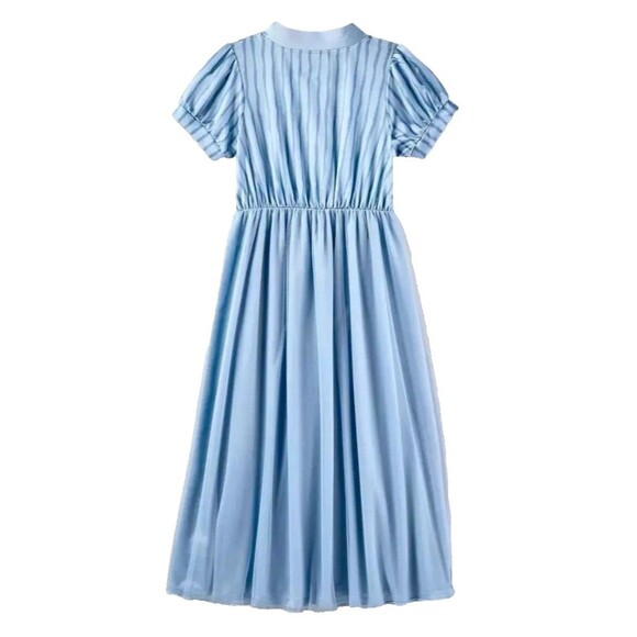 Beetlejuice Girls' Nightgown Flare Skirt Light Blue Full Length Small 6/6x - Picture 2 of 7